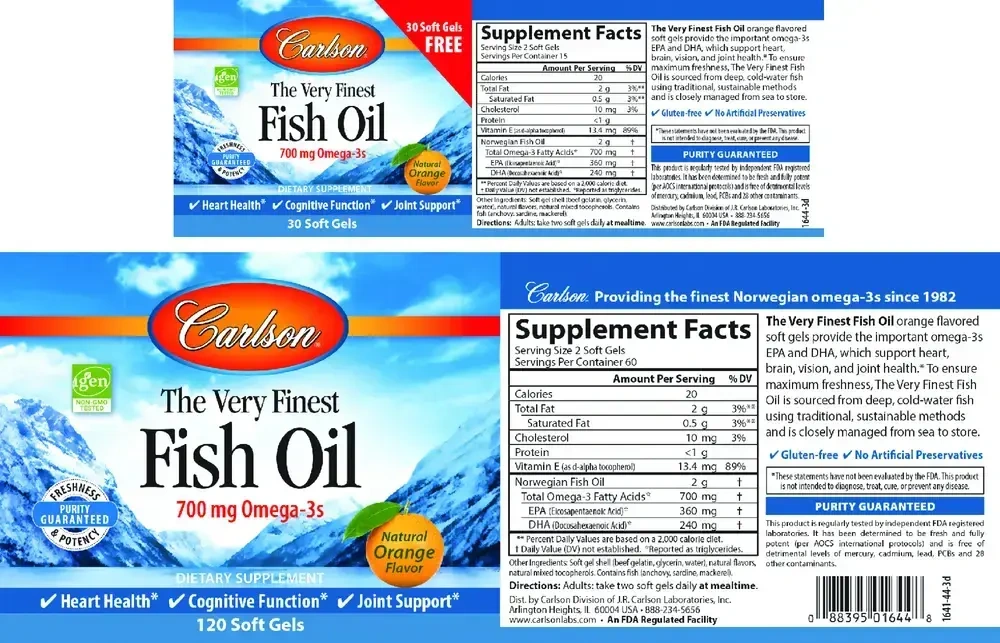 Product image for The Very Finest Fish Oil Orange.