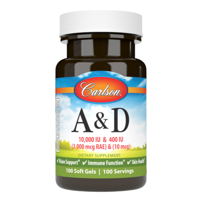 Vitamin A & D 100 Softgels