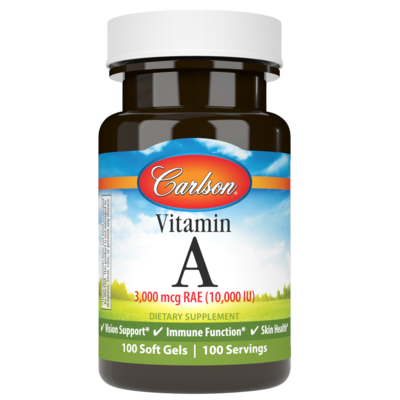 Vitamin A 10,000IU 100 Softgels