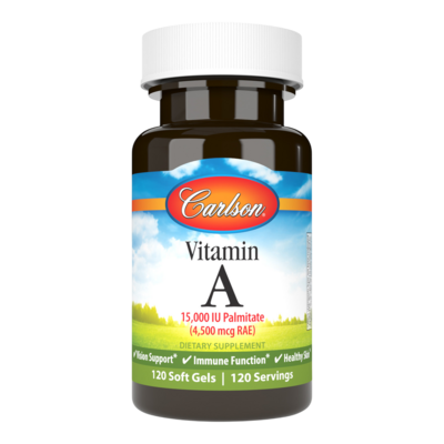 Vitamin A Palmitate 15000IU 120 Softgels