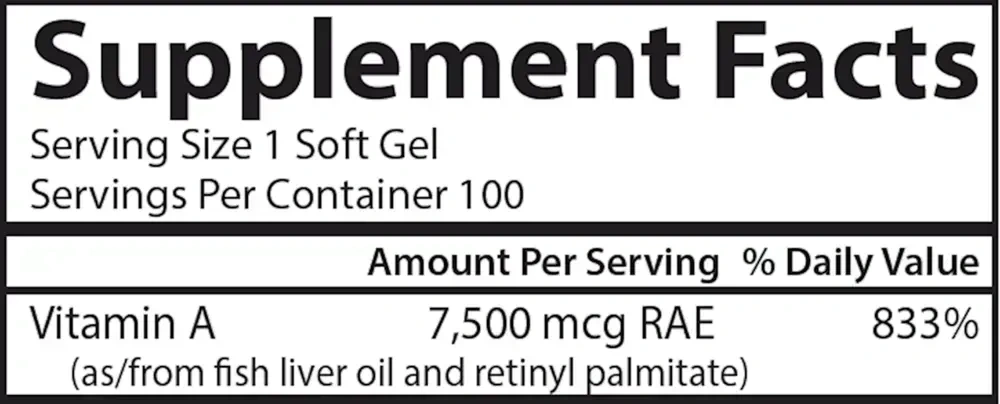 Product image for Vitamin A with Pectin.