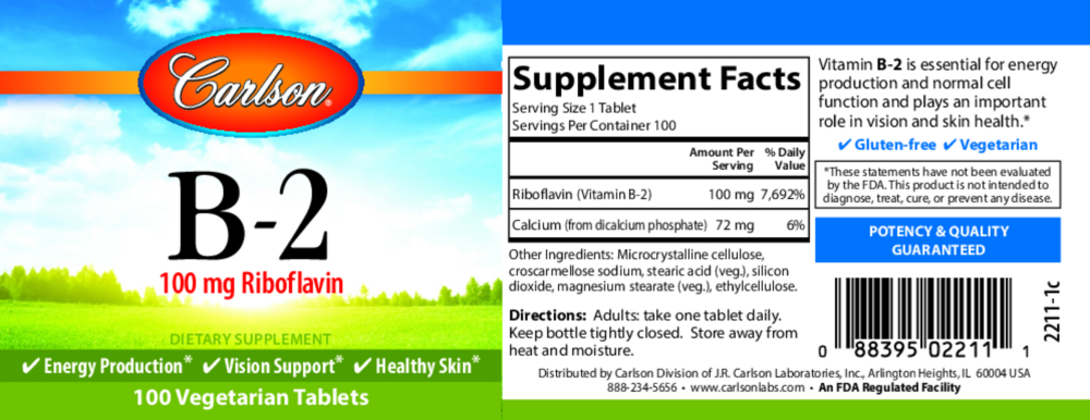 Product image for Vitamin B-2.