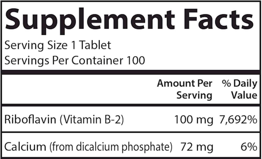 Product image for Vitamin B-2.