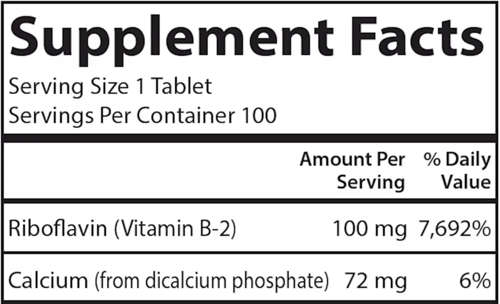 Product image for Vitamin B-2.