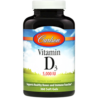 Vitamin D3 5000IU 360 Softgels
