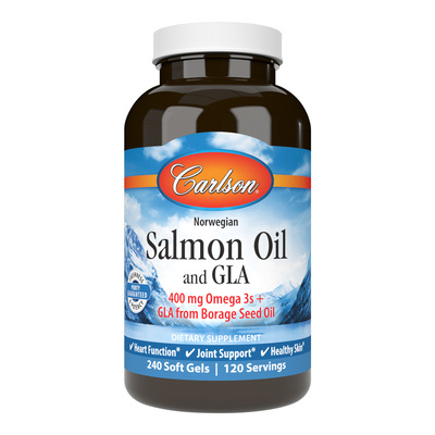 Salmon Oil and GLA 240 Softgels