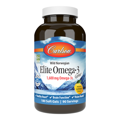 Elite Omega 3 Gems 180 Softgels