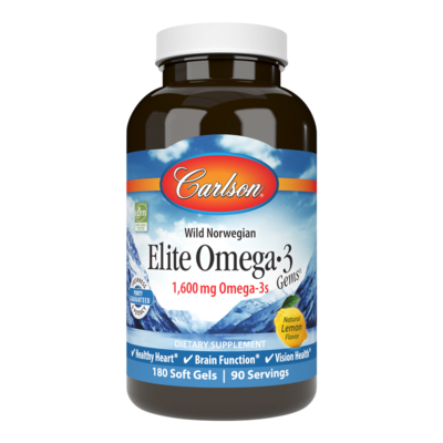 Elite Omega 3 Gems 180 Softgels