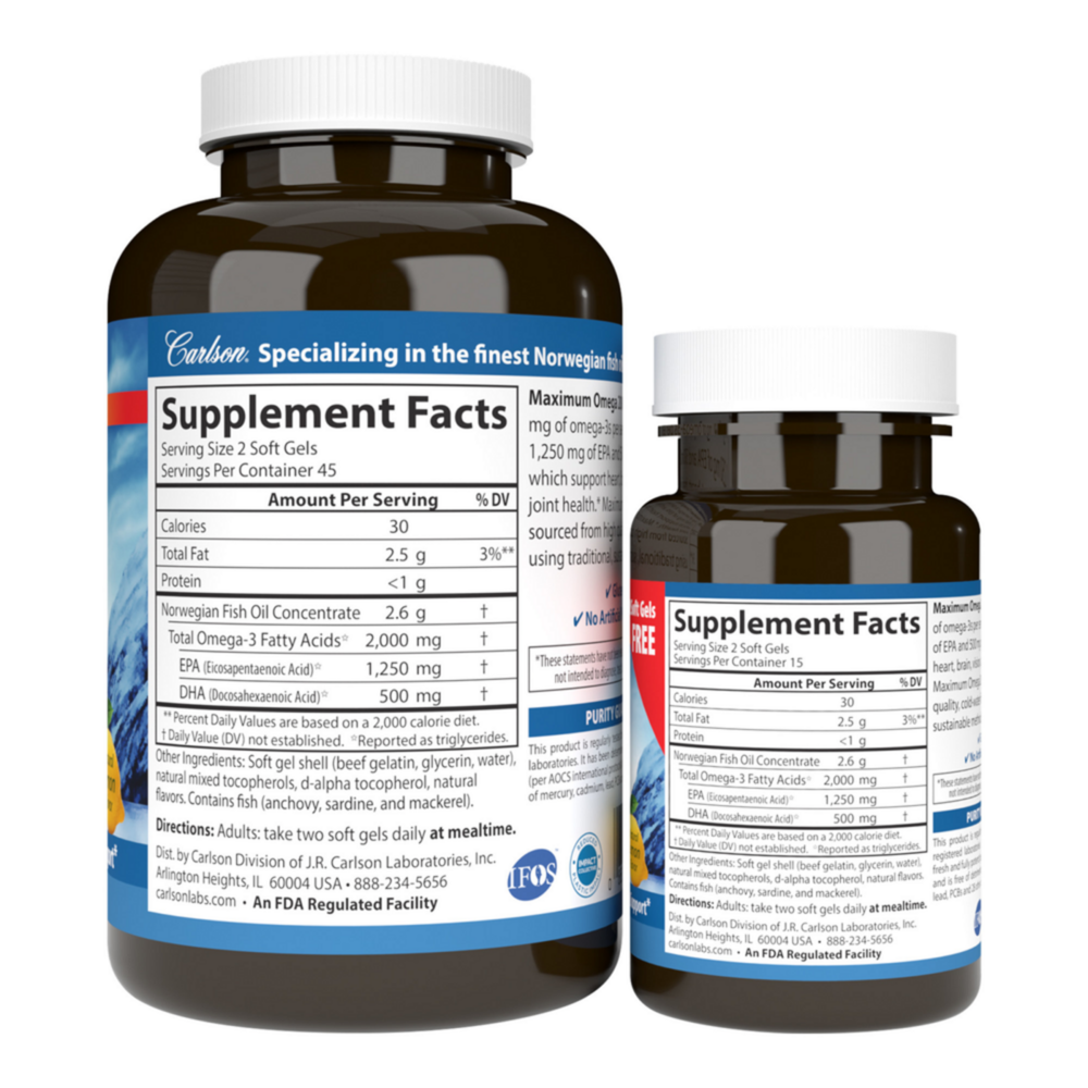 Product image for Maximum Omega 2000 (Bonus Bottle).