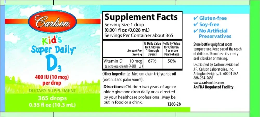 Product image for Kid's Super Daily D3.