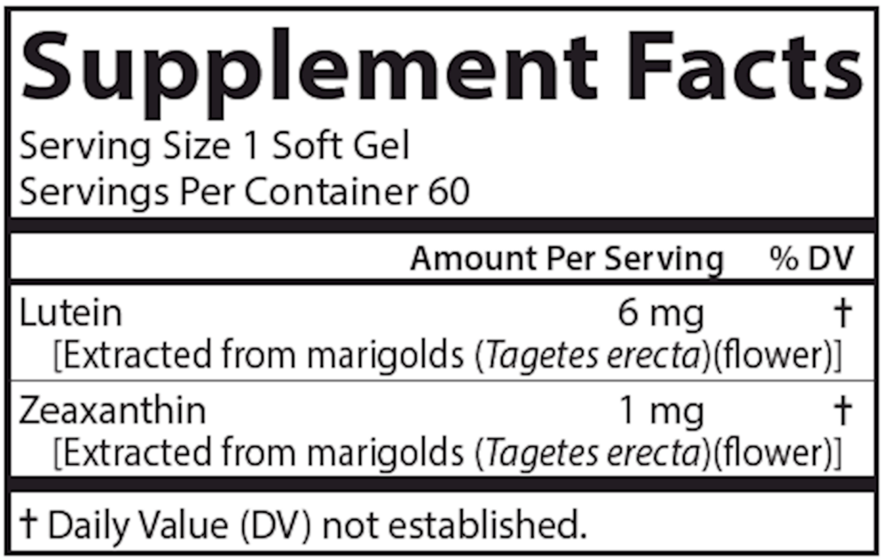 Product image for Lutein.