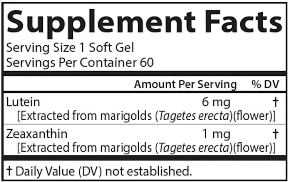 Product image for Lutein.