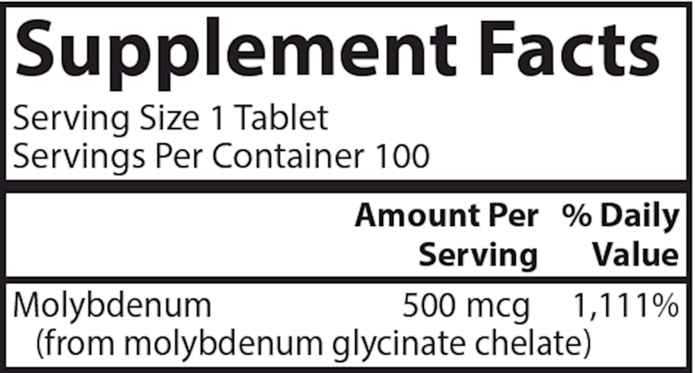 Product image for Moly-B 500 mcg.