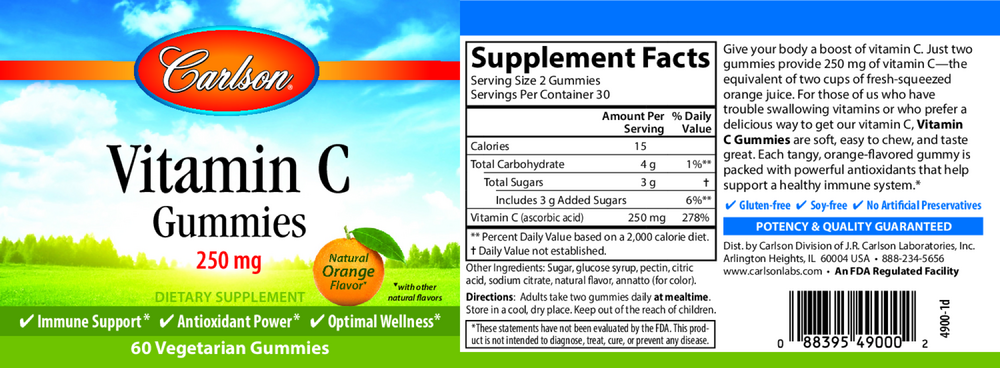 Product image for Vitamin C Gummies.