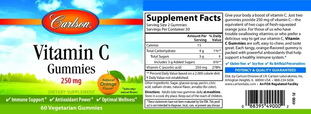 Product image for Vitamin C Gummies.