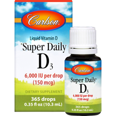 Super Daily D3 6000 IU 10.3 Milliliters Super Daily D3 6000 IU 10.3 Milliliters