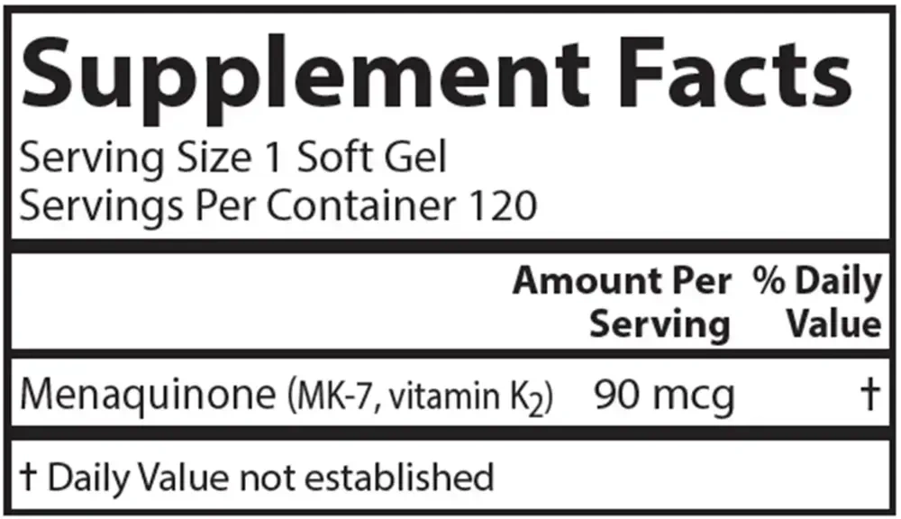Product image for Vitamin K2.