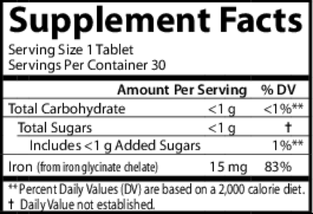 Product image for Kid's Chewable Iron.