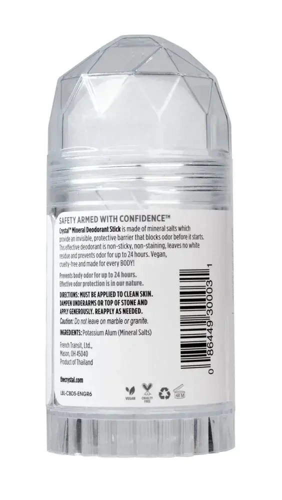 Product image for Unscented Crystal Stick Deodorant.