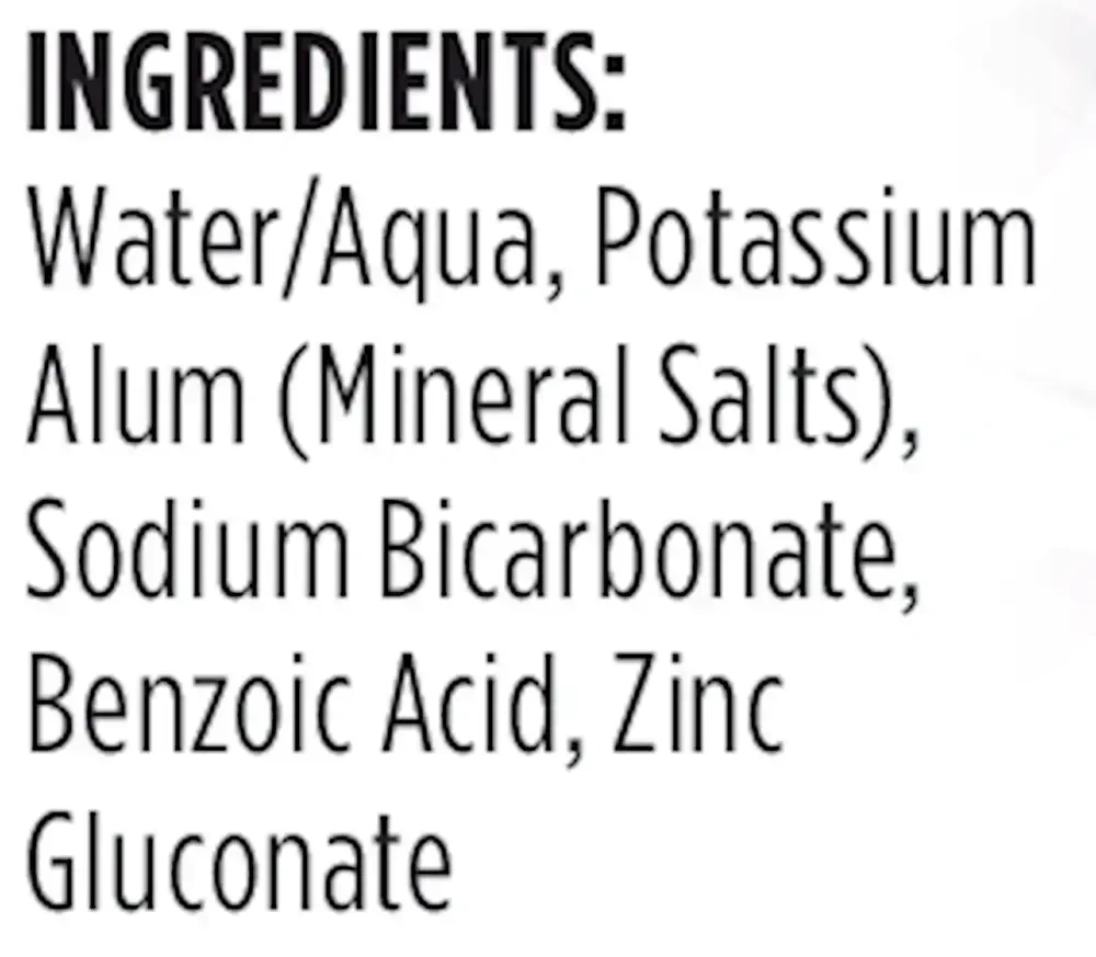 Product image for Unscented Crystal Body Spray Deodorant.
