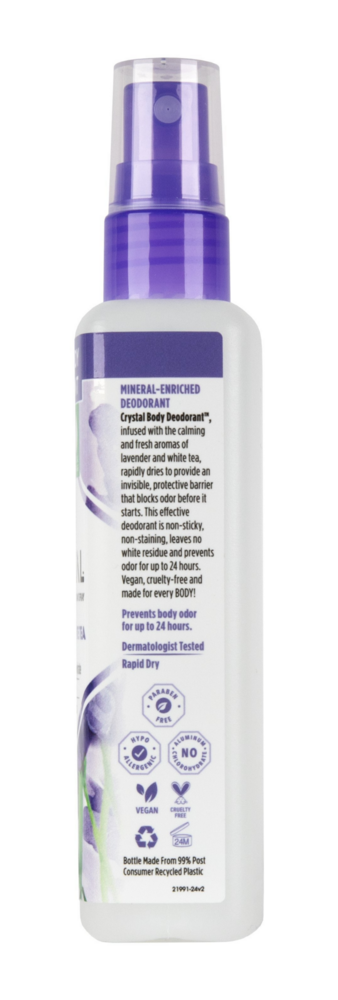 Product image for Lavender &amp; White Tea Body Spray Deodoran.