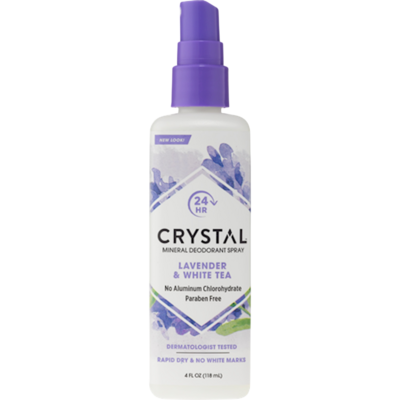 Lavender & White Tea Body Spray Deodoran 4 Ounces