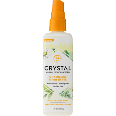 Chamomile & Green Tea Body Spray Deodora 4 Ounces