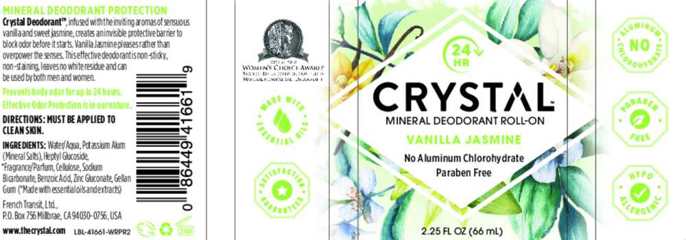 Product image for Vanilla Jasmine Body Spray Deodorant.