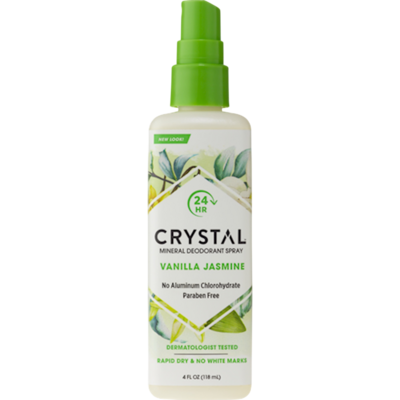 Vanilla Jasmine Body Spray Deodorant 4 Ounces