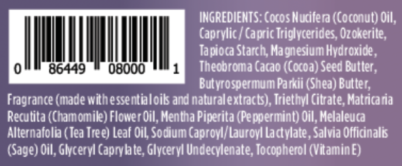 Product image for Magnesium Enriched Lavender &amp; Rosemary Deodorant.