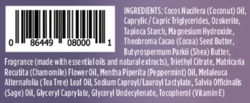 Product image for Magnesium Enriched Lavender &amp; Rosemary Deodorant.