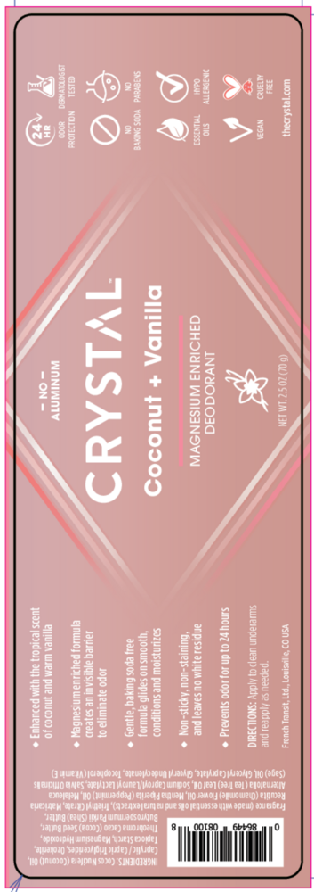 Product image for Magnesium Enriched Coconut &amp; Vanilla Deodorant.