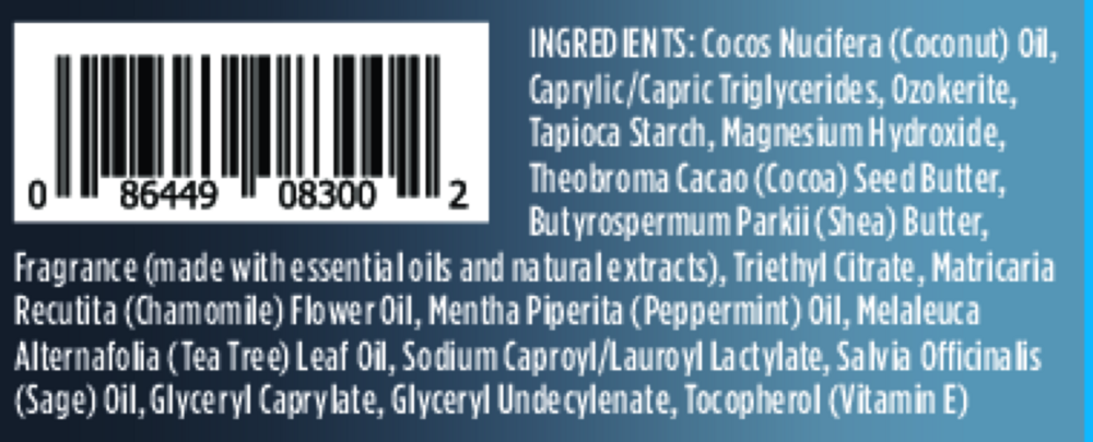 Product image for Magnesium Enriched Sea Salt &amp; Sage Deodorant.