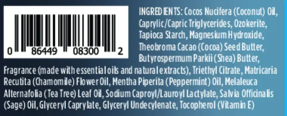 Product image for Magnesium Enriched Sea Salt &amp; Sage Deodorant.