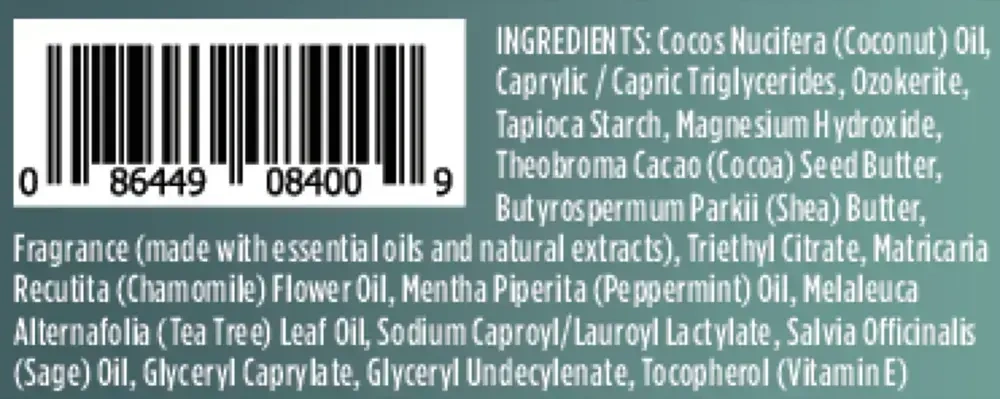 Product image for Magnesium Enriched Cucumber &amp; Mint Deodorant.