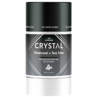 Magnesium Enriched Charcoal & Tea Tree Deodorant 2.5 Ounces