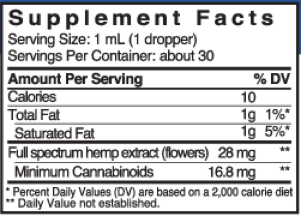 Product image for ECS Care® 500 Full Spectrum Hemp Liquid.