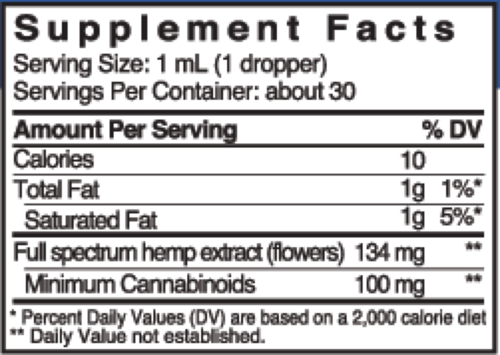 Product image for ECS Care® 3000 Full Spectrum Hemp Liquid.