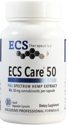ECS Care® 50 Full Spectrum Hemp Capsules, 30 ct. 30 capsules
