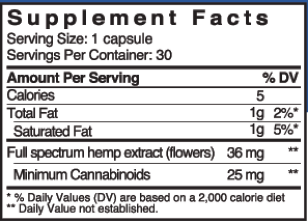Product image for ESC Care® 25 Full Spectrum Hemp.