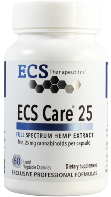 ECS Care® 25 Full Spectrum Hemp Capsules, 30 ct. 60 capsules