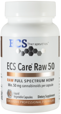 ECS Care® Raw 50 Hemp (California Only) 60 capsules