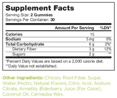 Product image for Fiber Gummies.