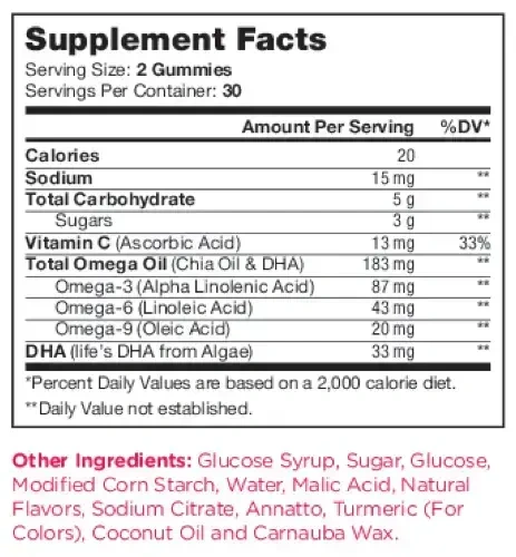 Product image for Omega 3 Gummies.