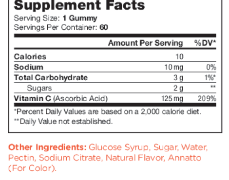 Product image for Vitamin C Gummies.