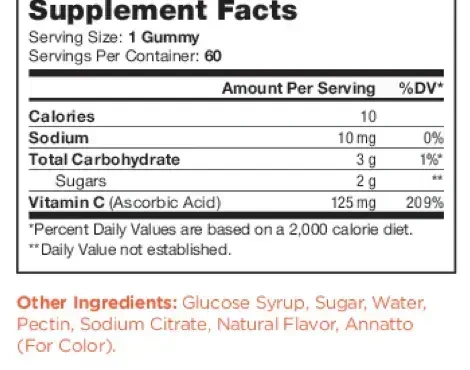 Product image for Vitamin C Gummies.