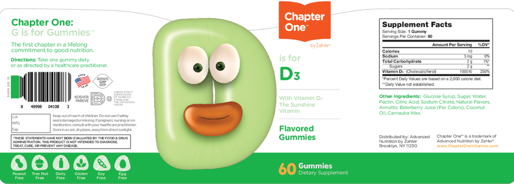 Product image for Vitamin D3 Gummies.