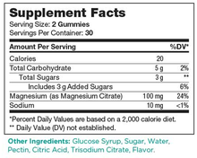 Product image for Magnesium Gummies, Apple Flavor.