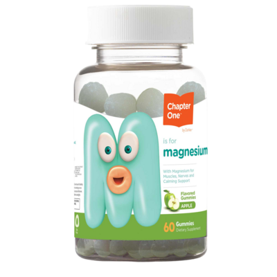 Magnesium Gummies, Apple Flavor 60 gummies