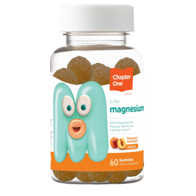 Magnesium Gummies, Peach Flavor 60 gummies